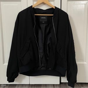 Black Bomber Jacket